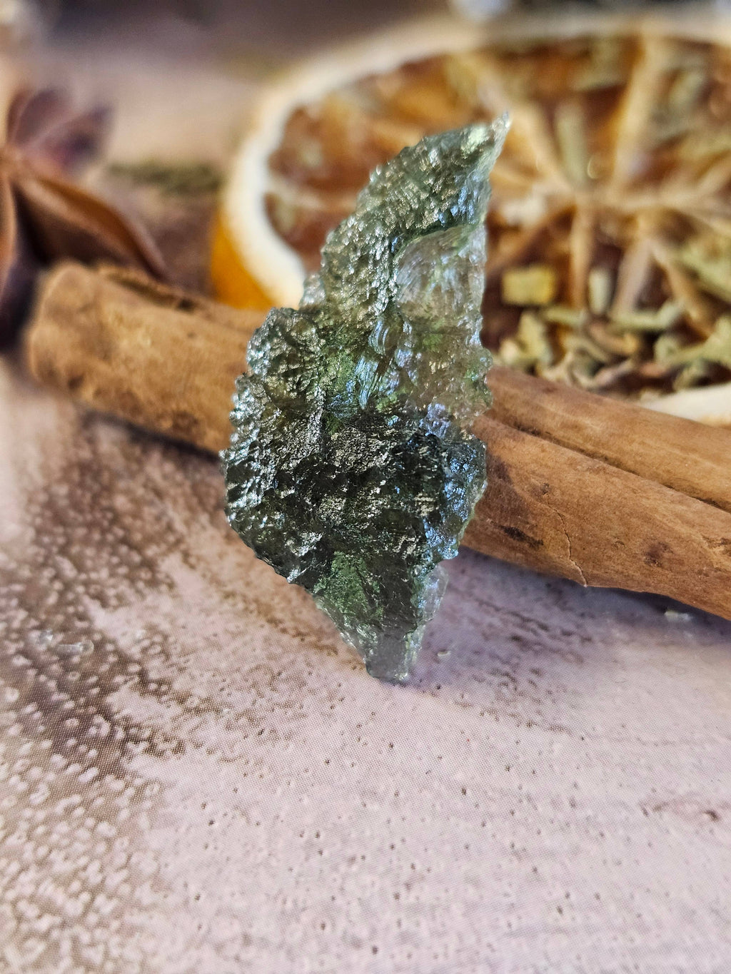Moldavite Extra Quality Raw Piece - 3.12g