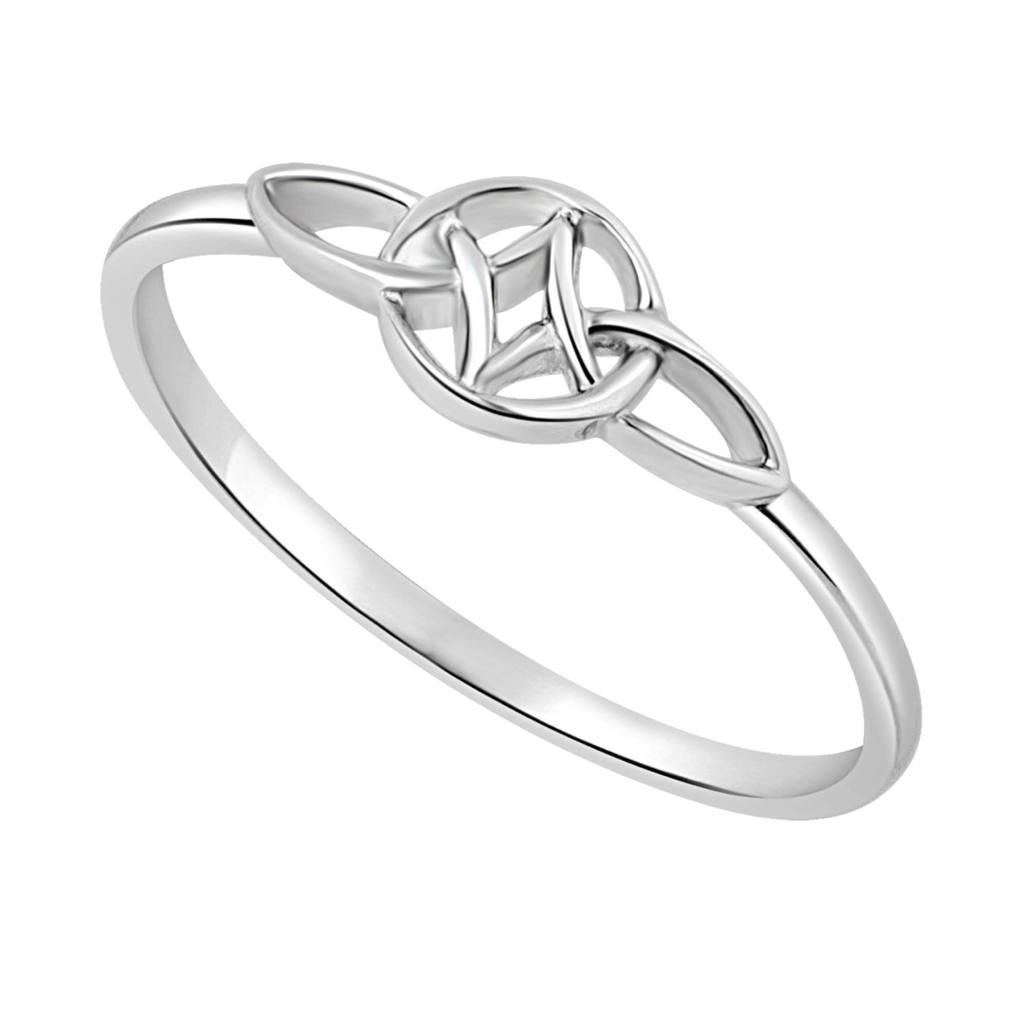 Beautiful 925 Silver Dainty Celtic Ring (USA-DDP)