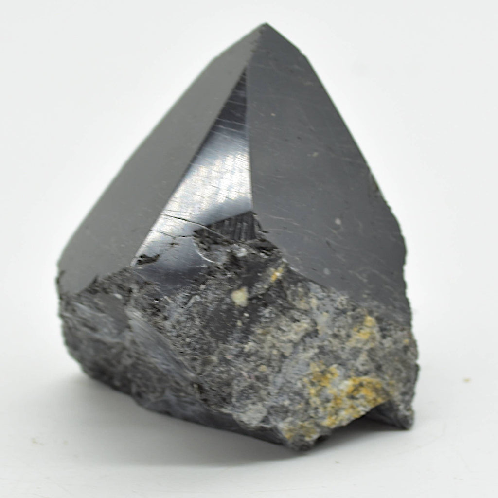 Polished Black Tourmaline Crystal Freeform Point - 182 G #13