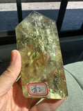AAAA Premium Citrine Tower w Rainbow + Sparkle from Brazil - Vibration Natural Citrine Point for Abundance - Brazilian Citrine Crystal #2