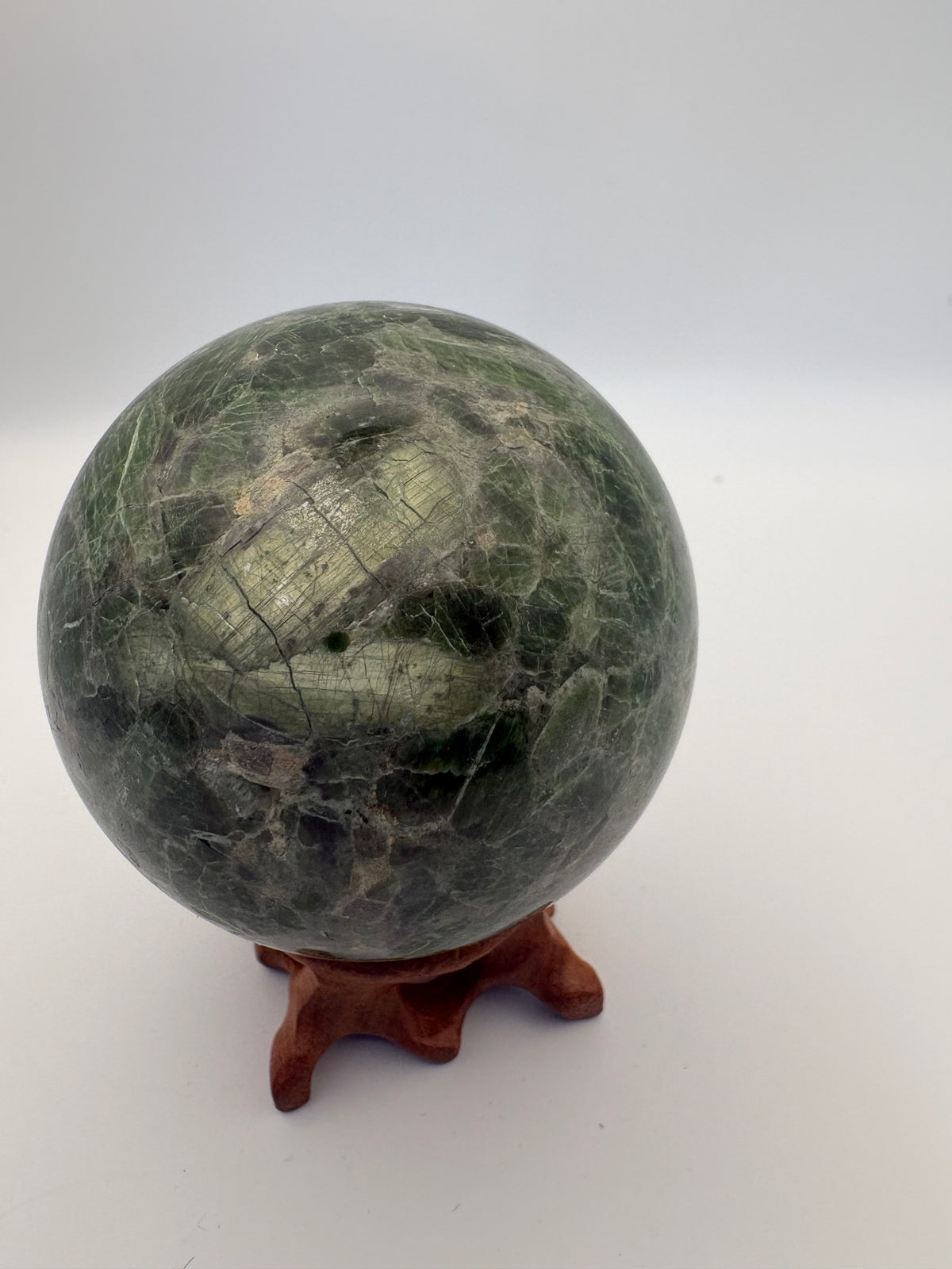 Diopside crystal balls
