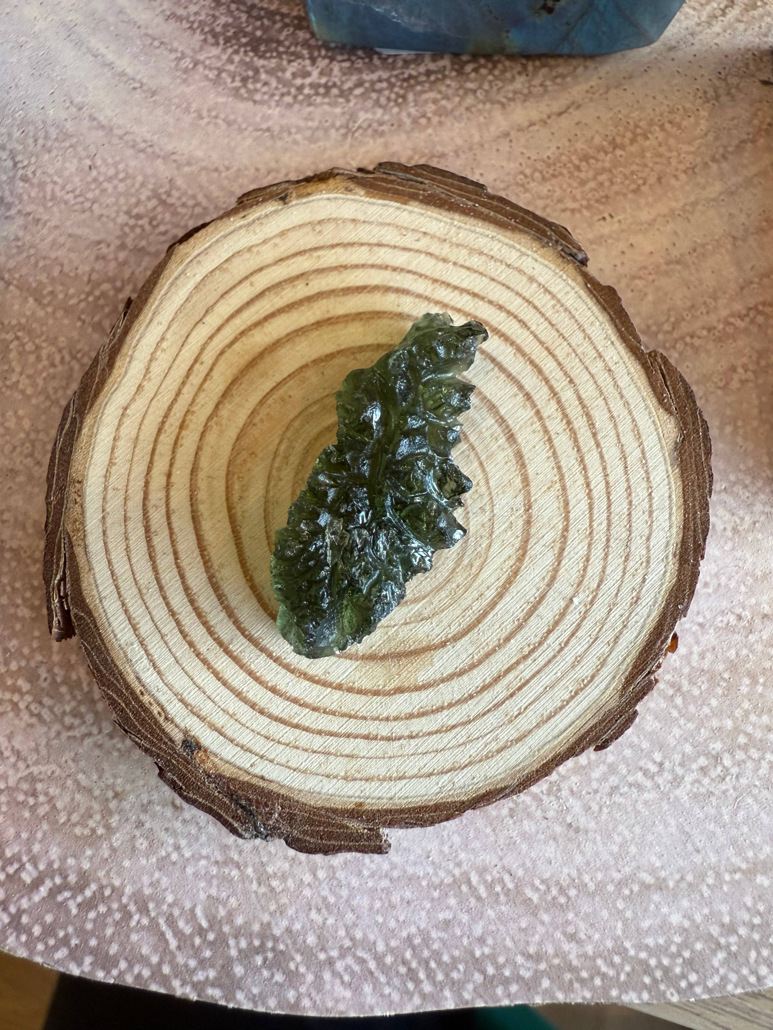 4.2g Moldavite from Chlum, Czech Republic – Extra Quality