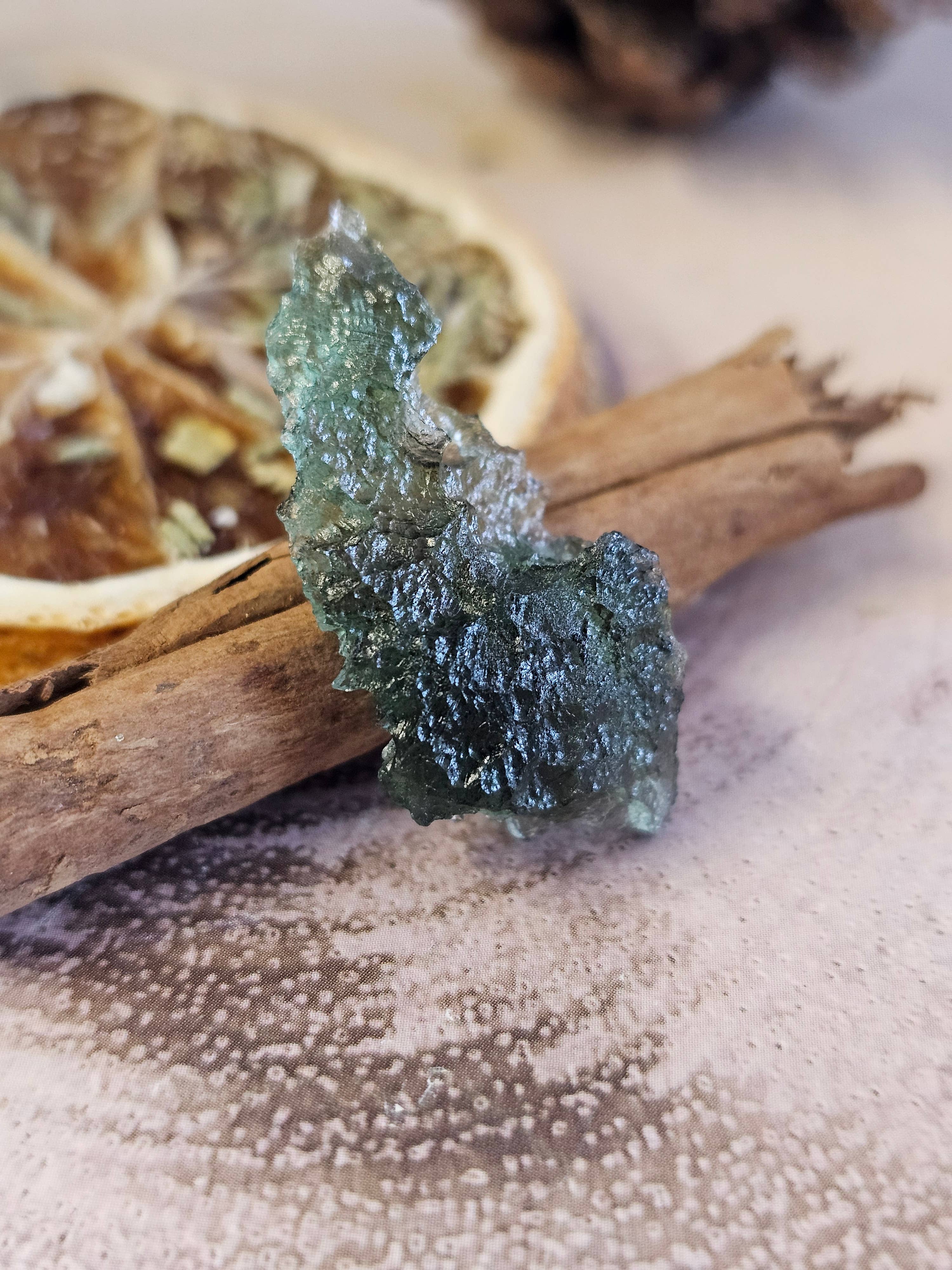 Moldavite Extra Quality Raw Piece - 3.12g