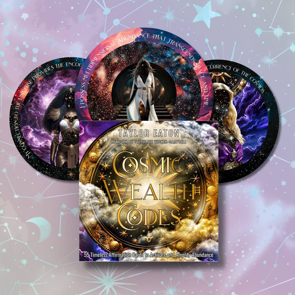 Cosmic Wealth Codes Affirmation Deck