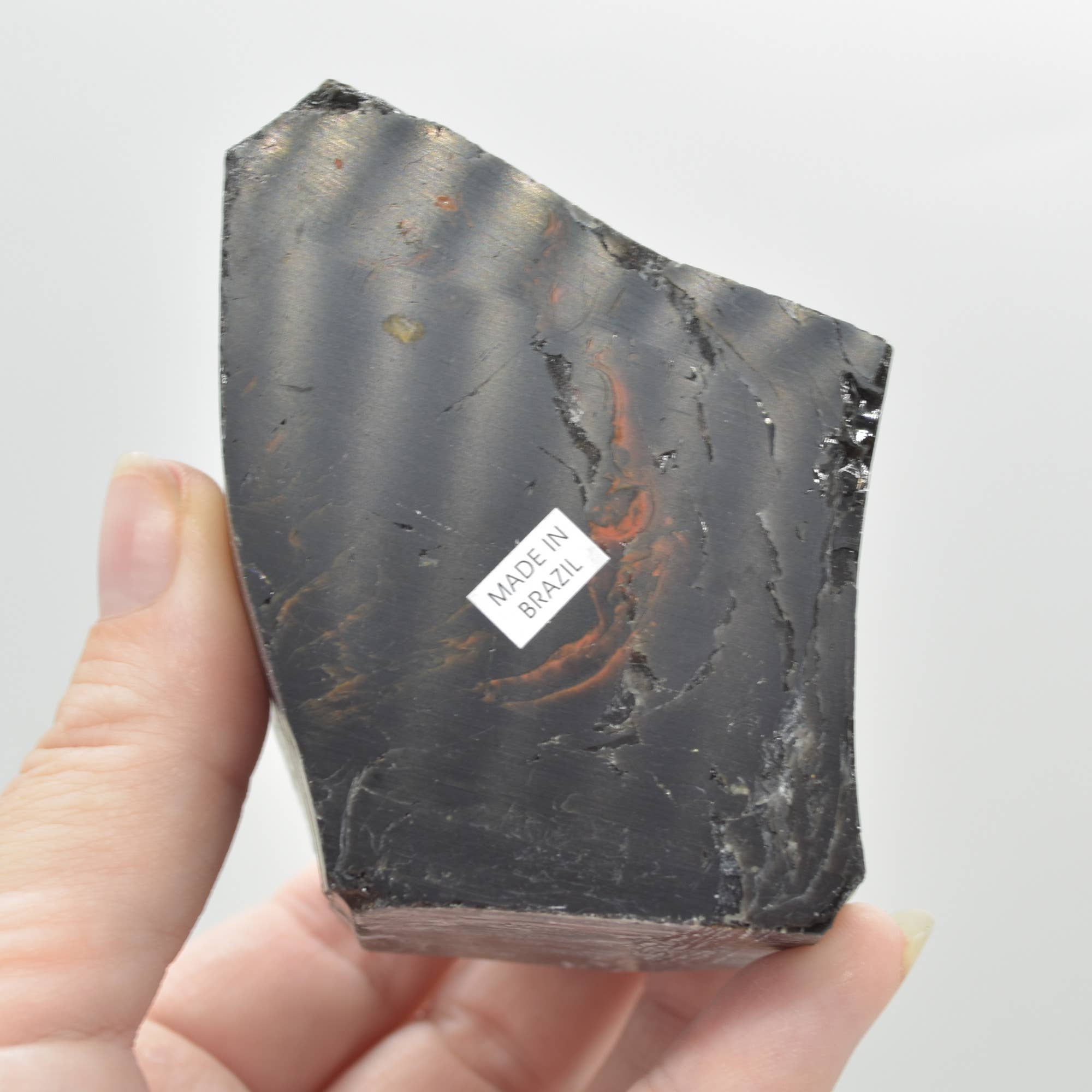 Polished Black Tourmaline Crystal Point - 322 g #23