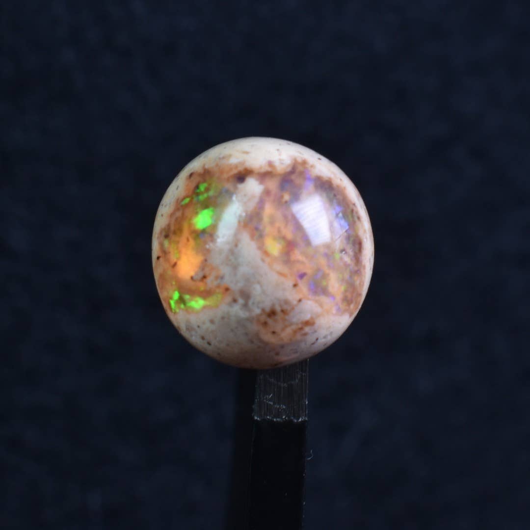 Mexican Cantera Galaxy Opal, Matrix Cabochon Stone 6.9ct #26