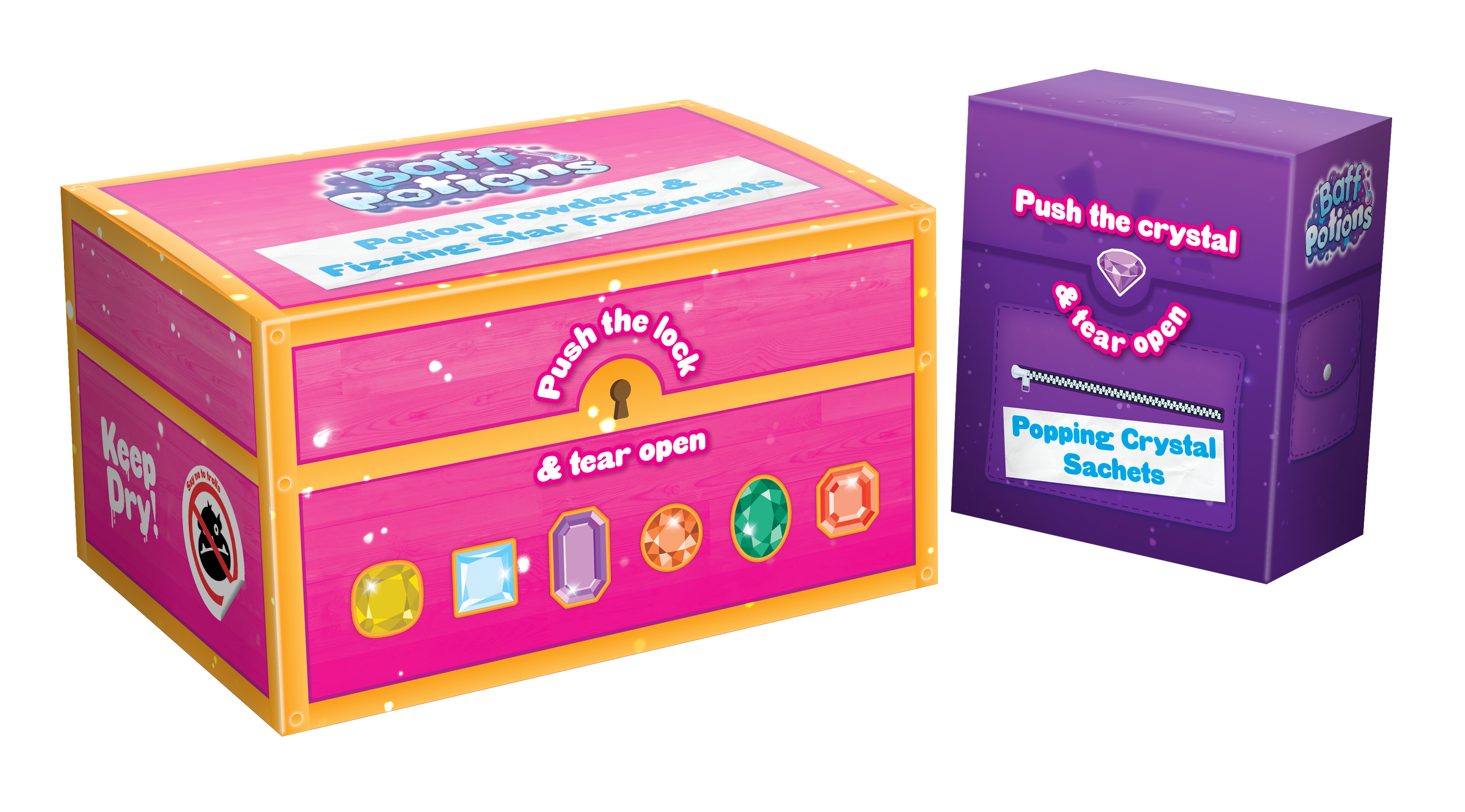 Zimpli Baff Potions - Pop'n'Fizz Multipack - 21 Mystical Mix