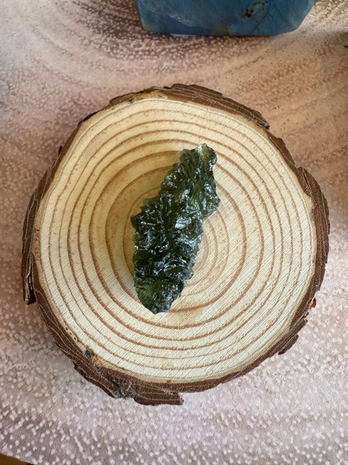 4.2g Moldavite from Chlum, Czech Republic – Extra Quality