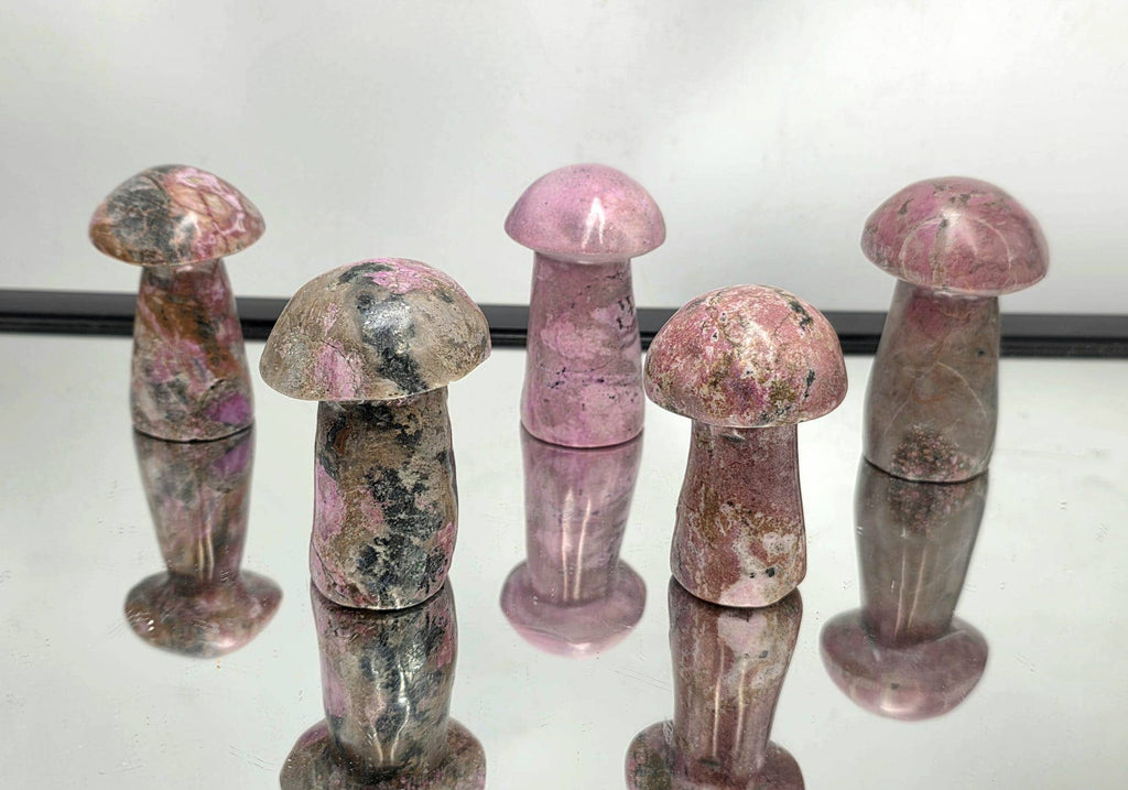 Large Pink Cobalt Calcite Crystal Mushroom
