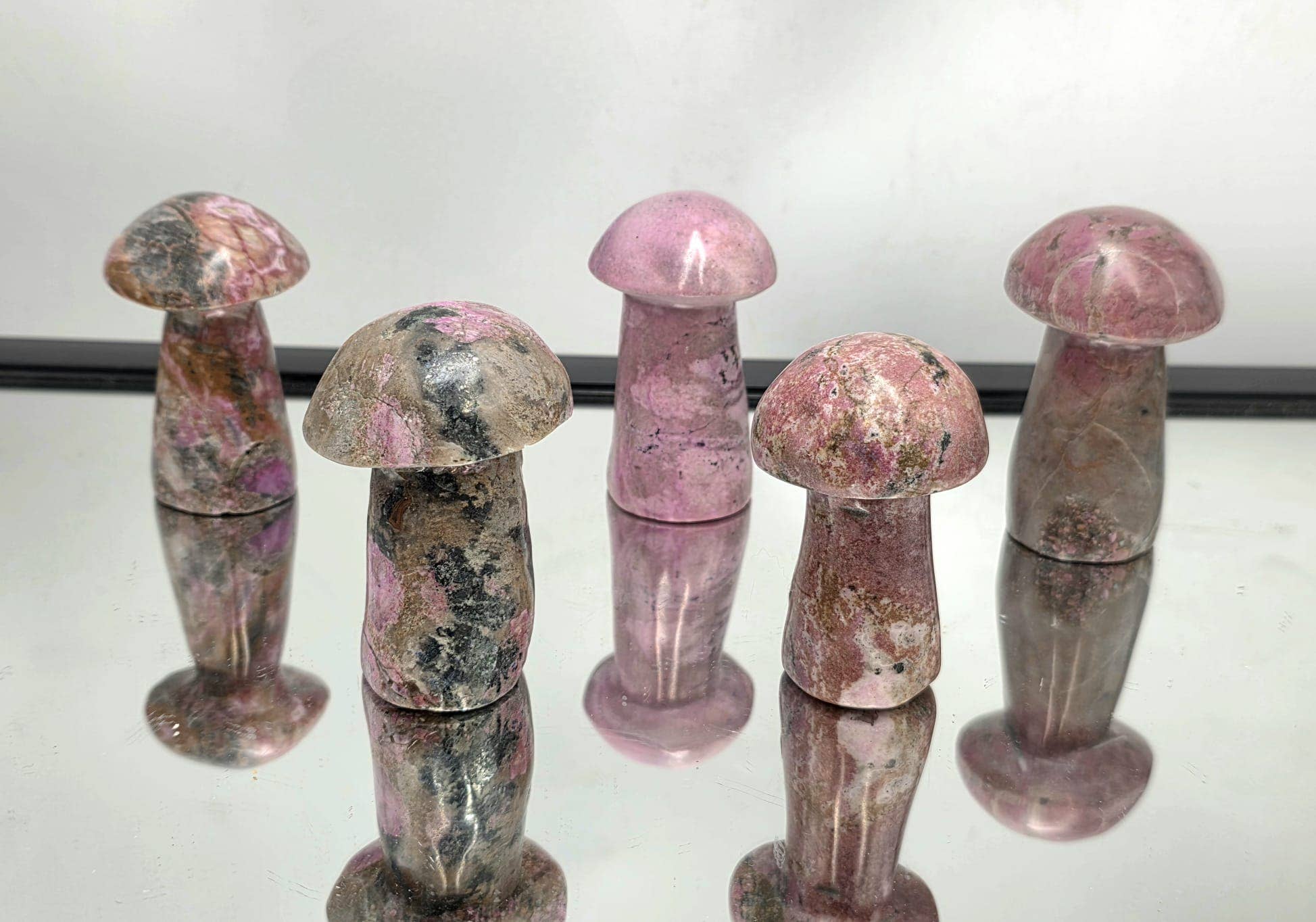Large Pink Cobalt Calcite Crystal Mushroom