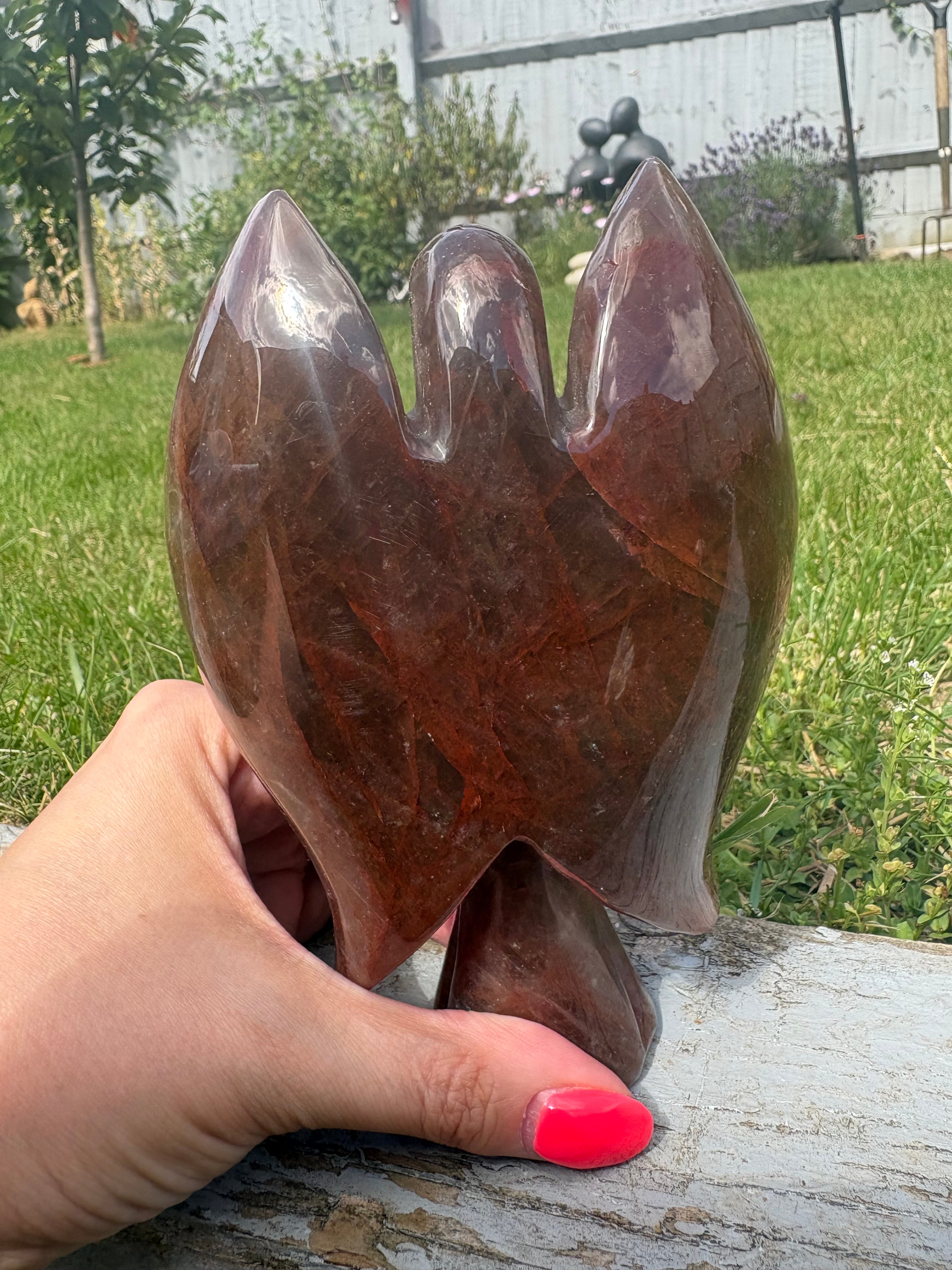 Fire quartz angel