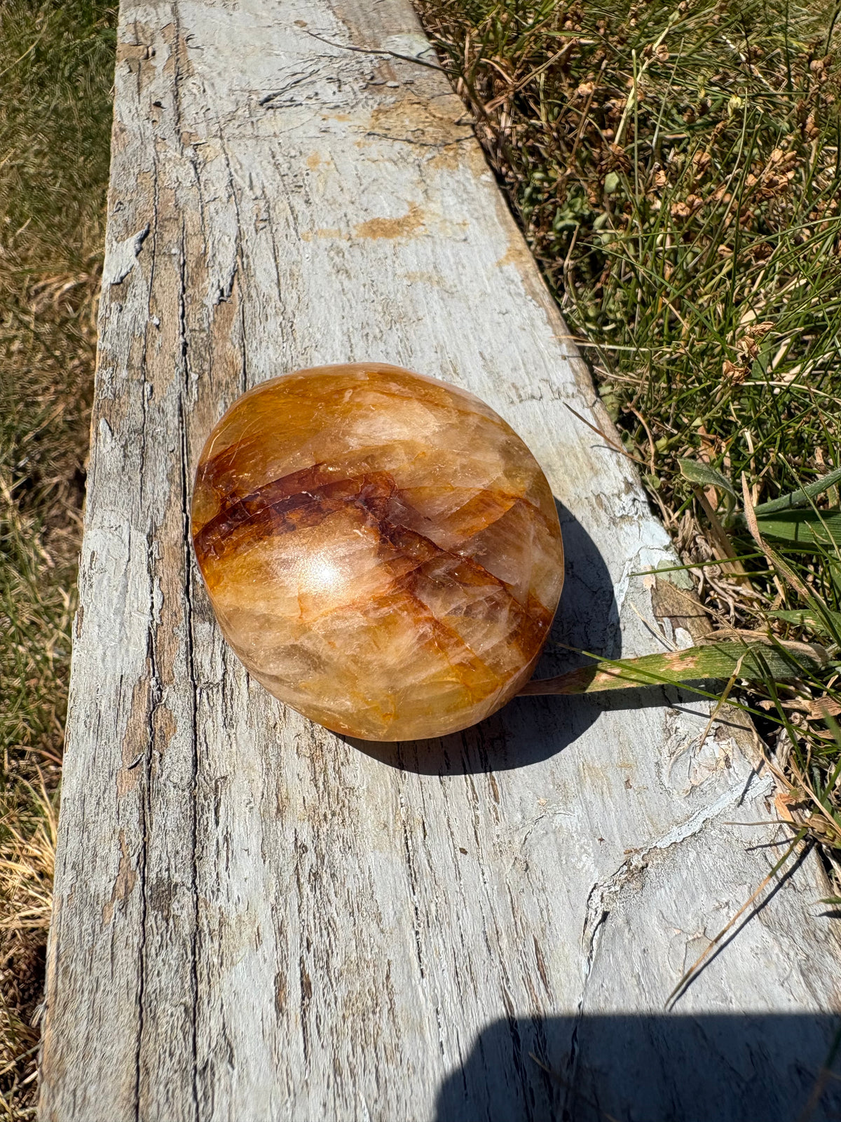 Golden healer palmstones