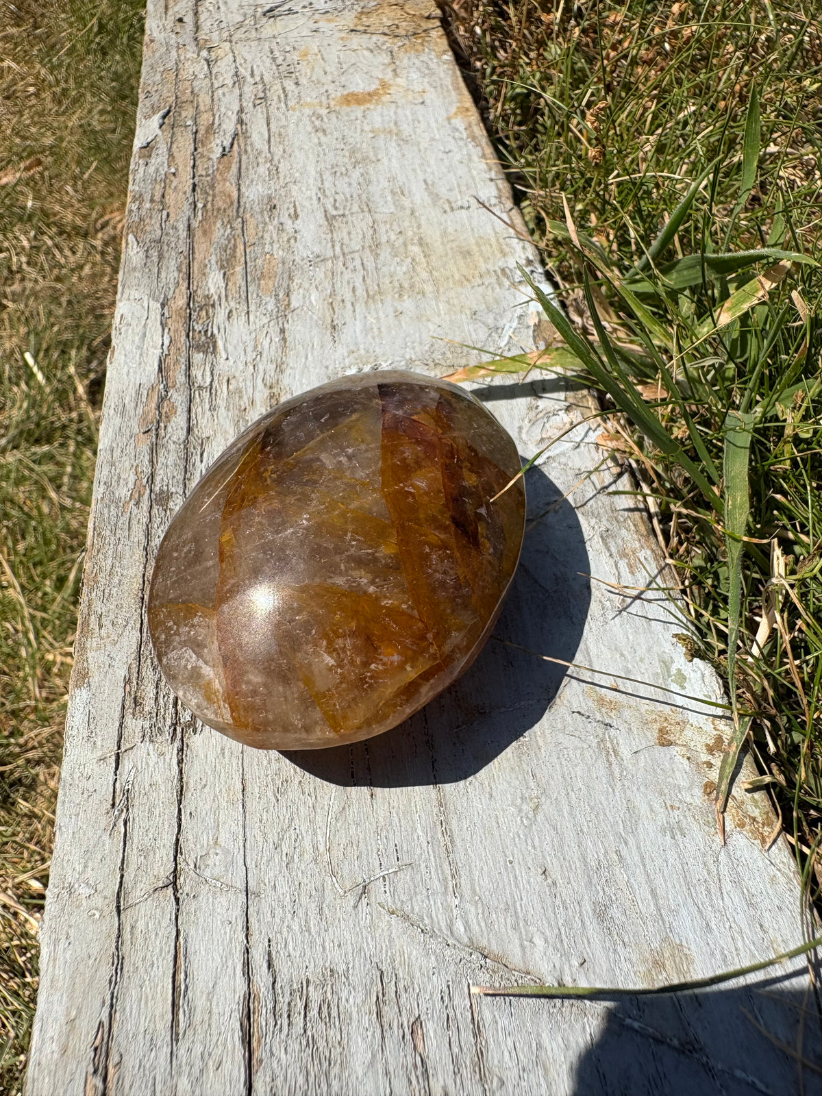 Golden healer palmstones