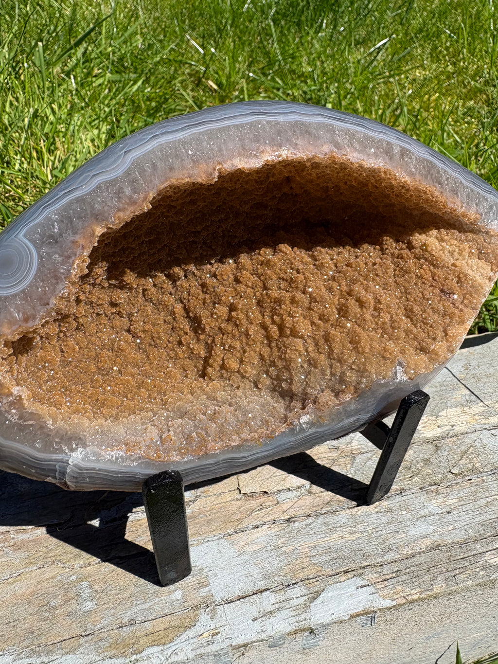 Agate Oval Sugar Druzy