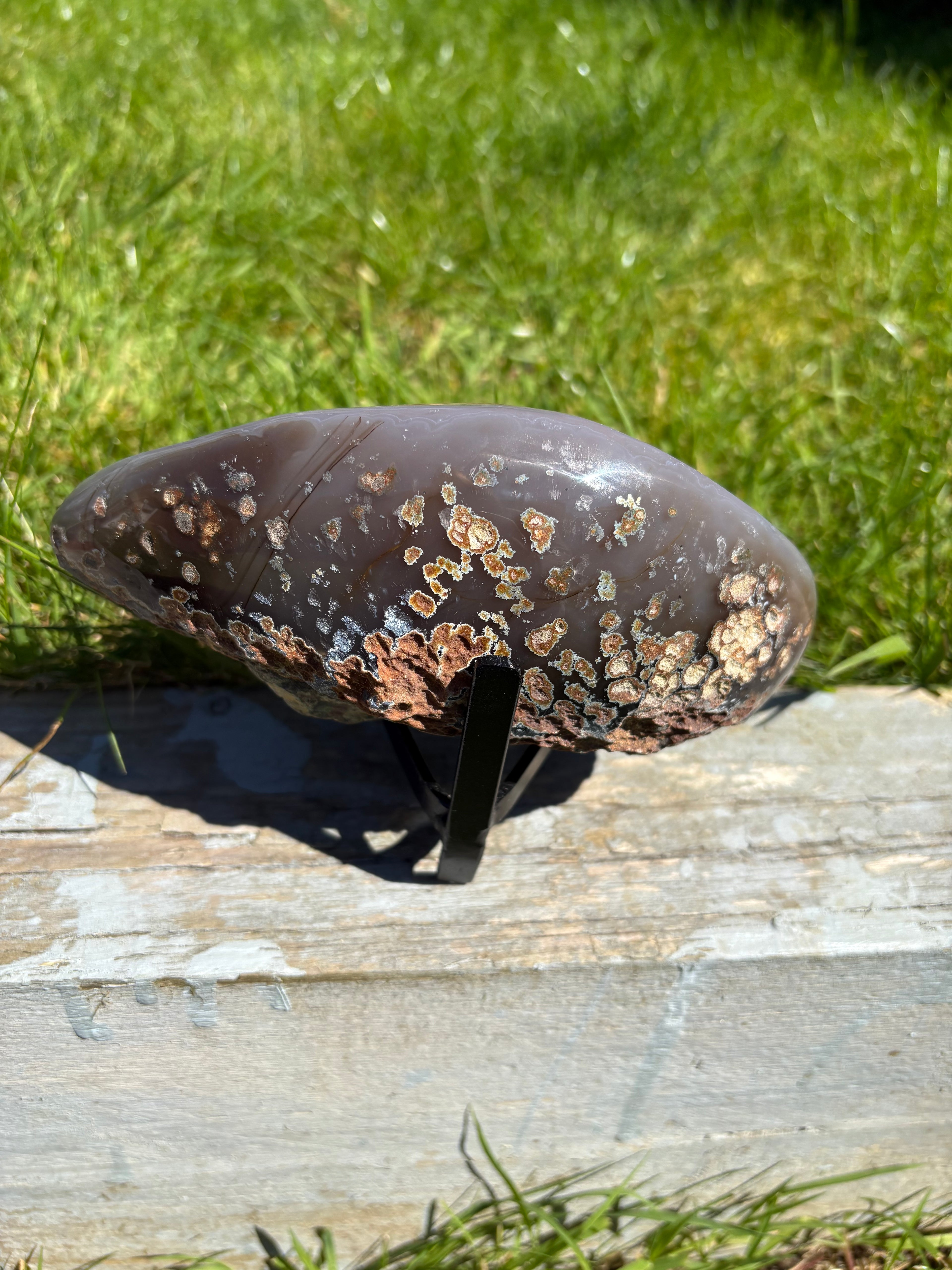 Agate Oval Sugar Druzy