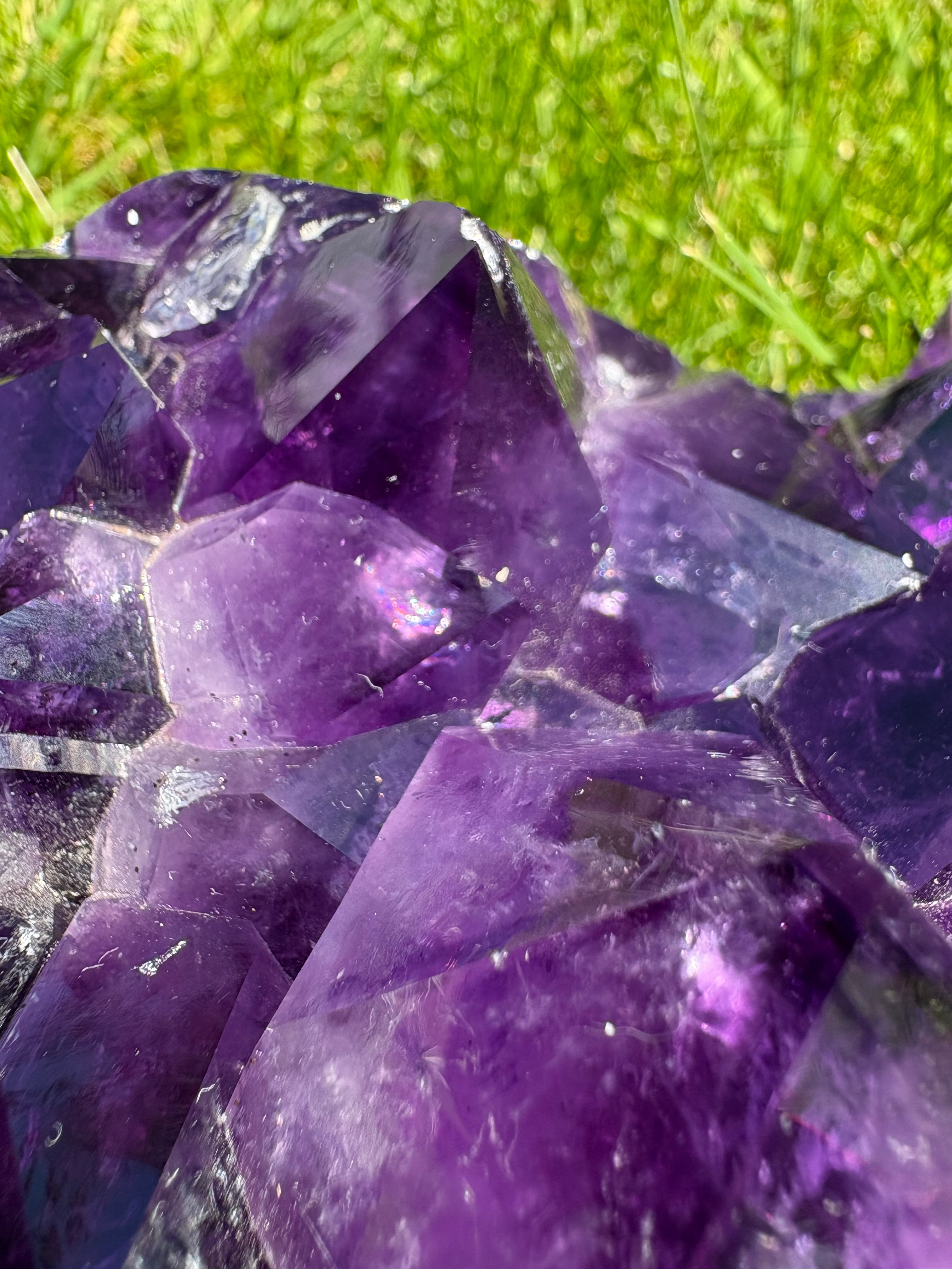 Deepest Purple Large AAA Grade Brazilian Amethyst Freeform