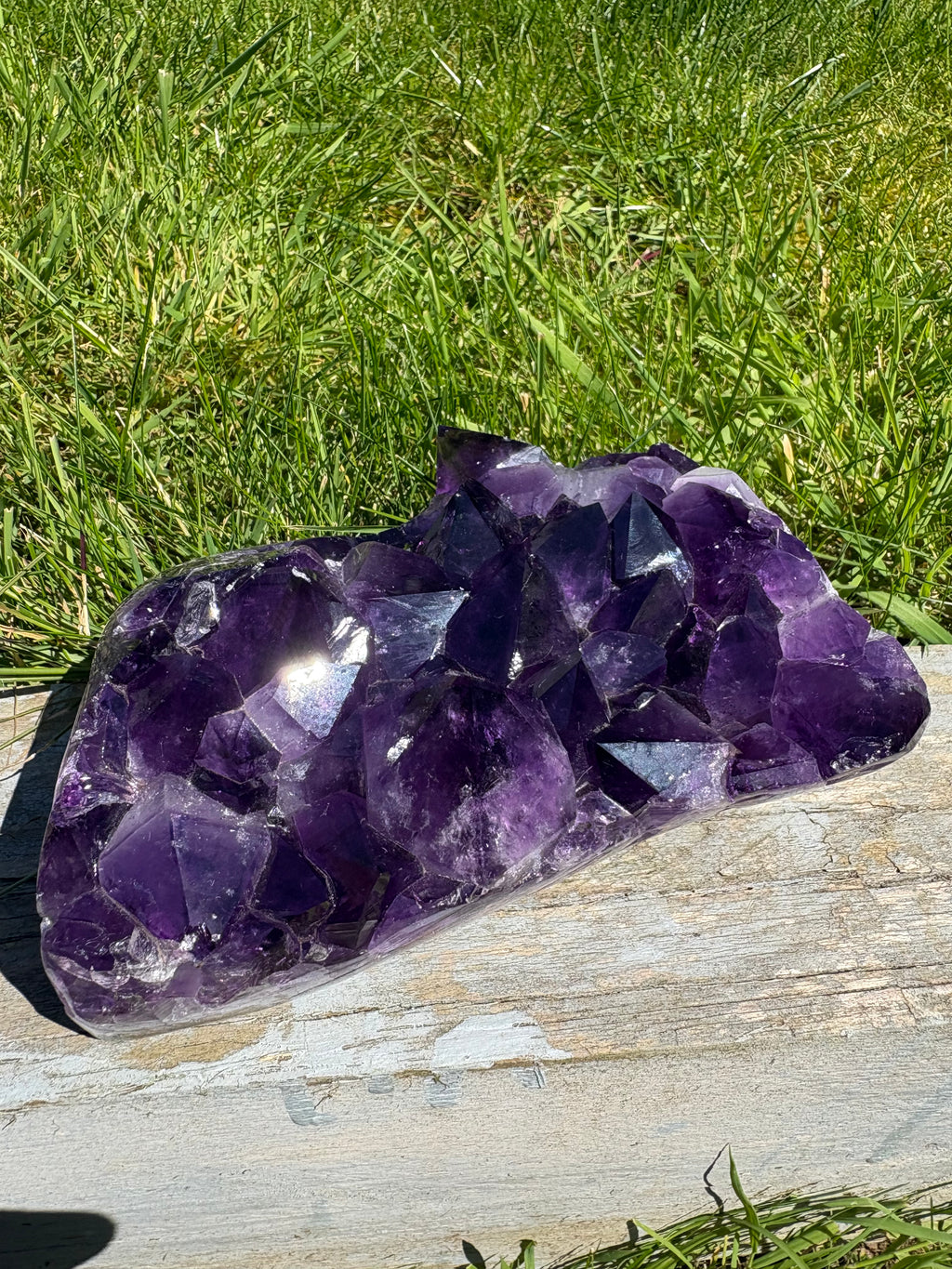 Deepest Purple Large AAA Grade Brazilian Amethyst Freeform