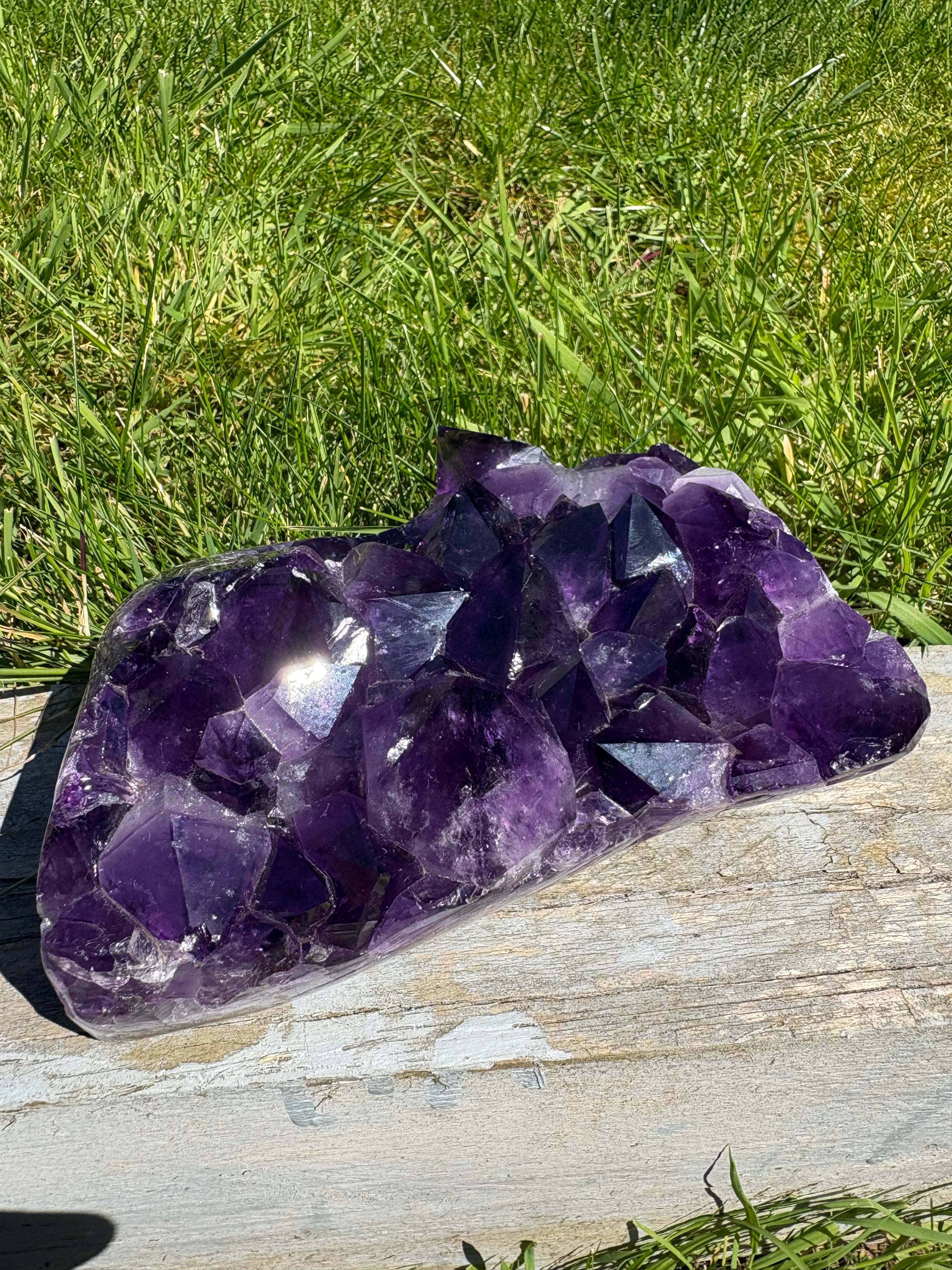 Deepest Purple Large AAA Grade Brazilian Amethyst Freeform