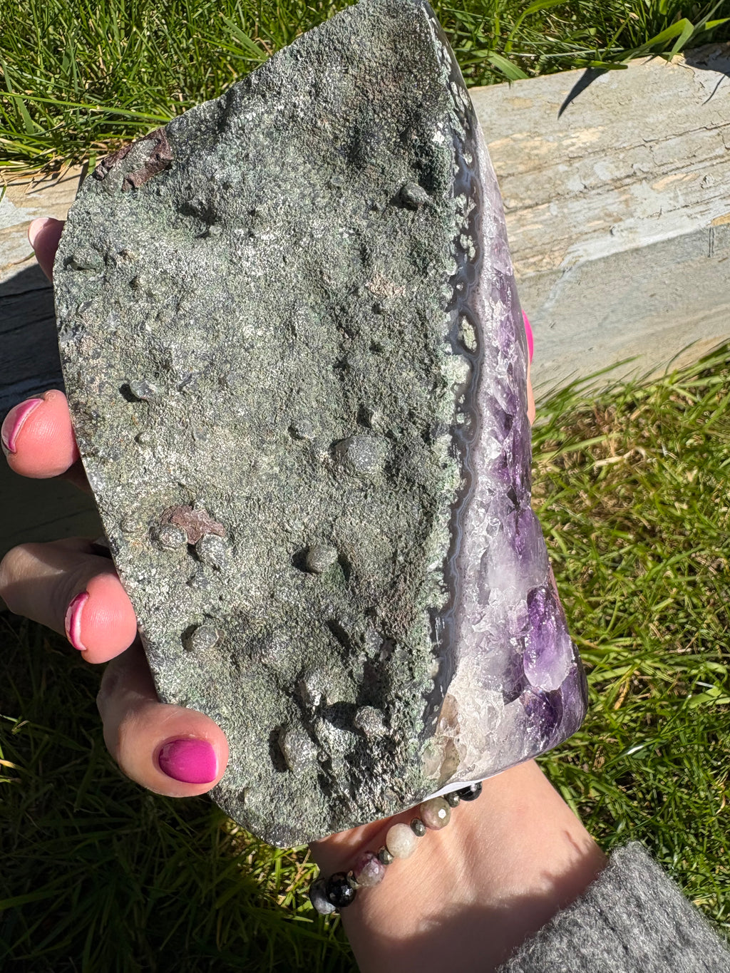Deepest Purple Large AAA Grade Brazilian Amethyst Freeform