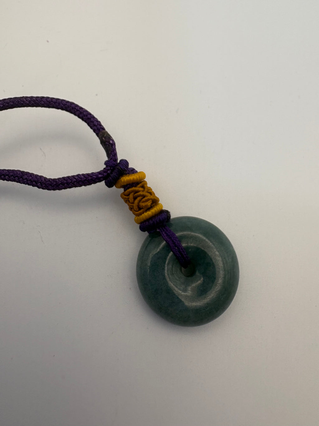 Jade donut necklaces
