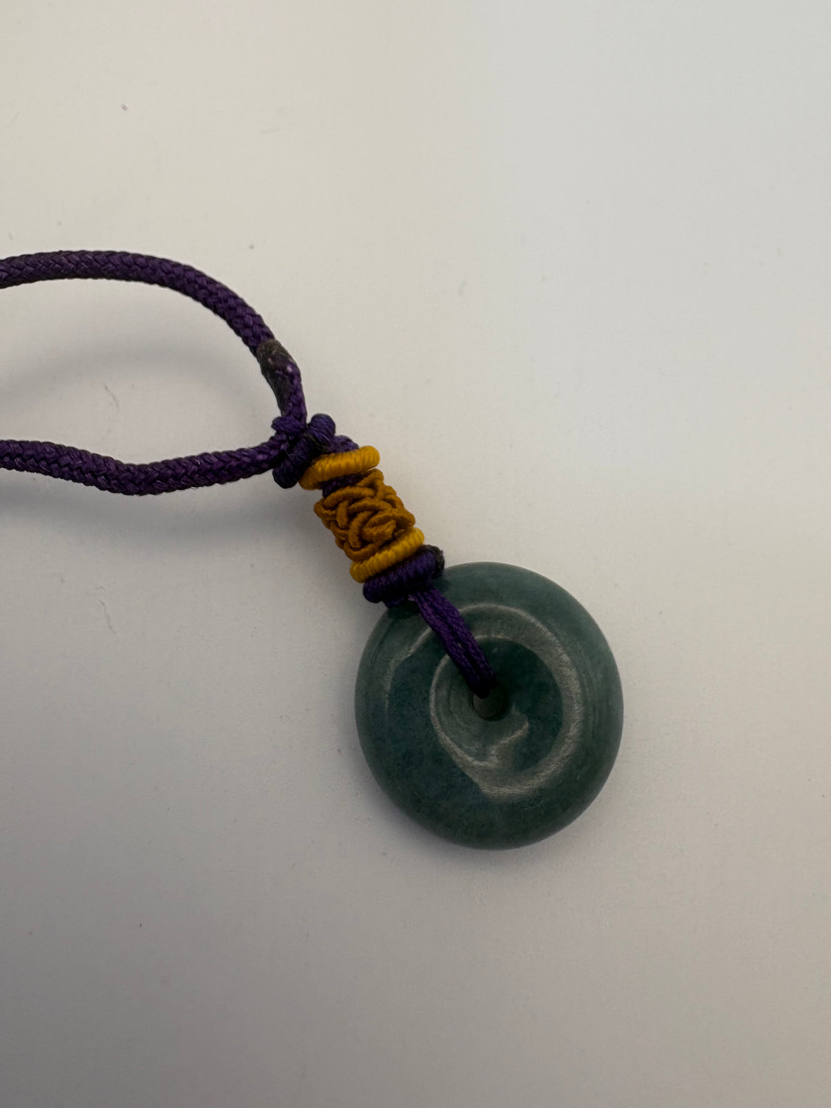 Jade donut necklaces