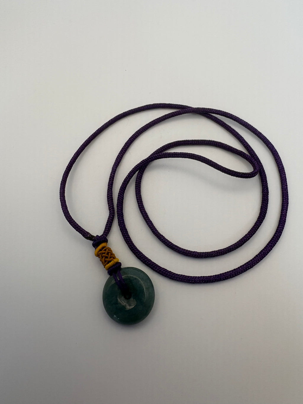 Jade donut necklaces