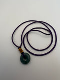 Jade donut necklaces