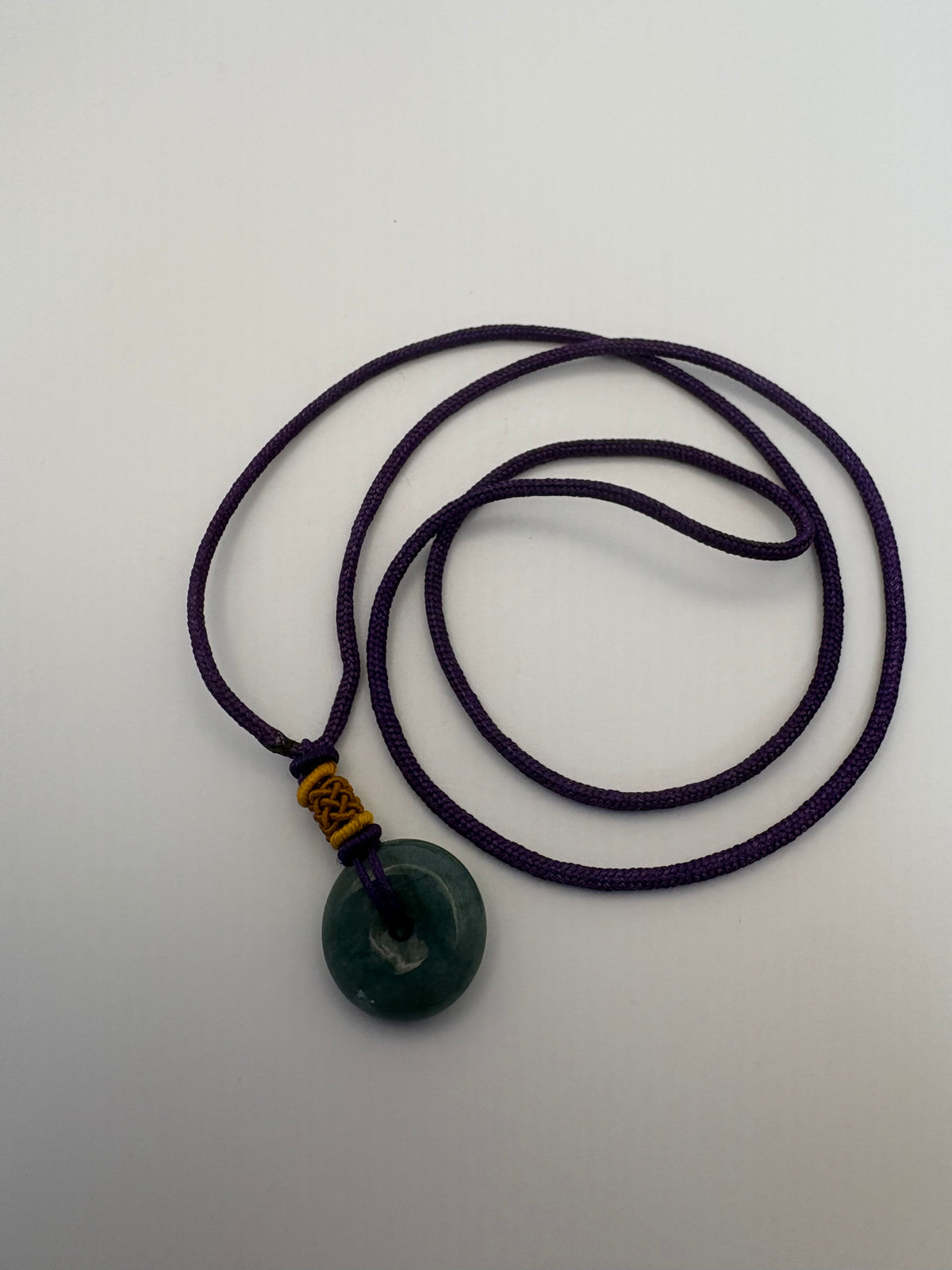 Jade donut necklaces