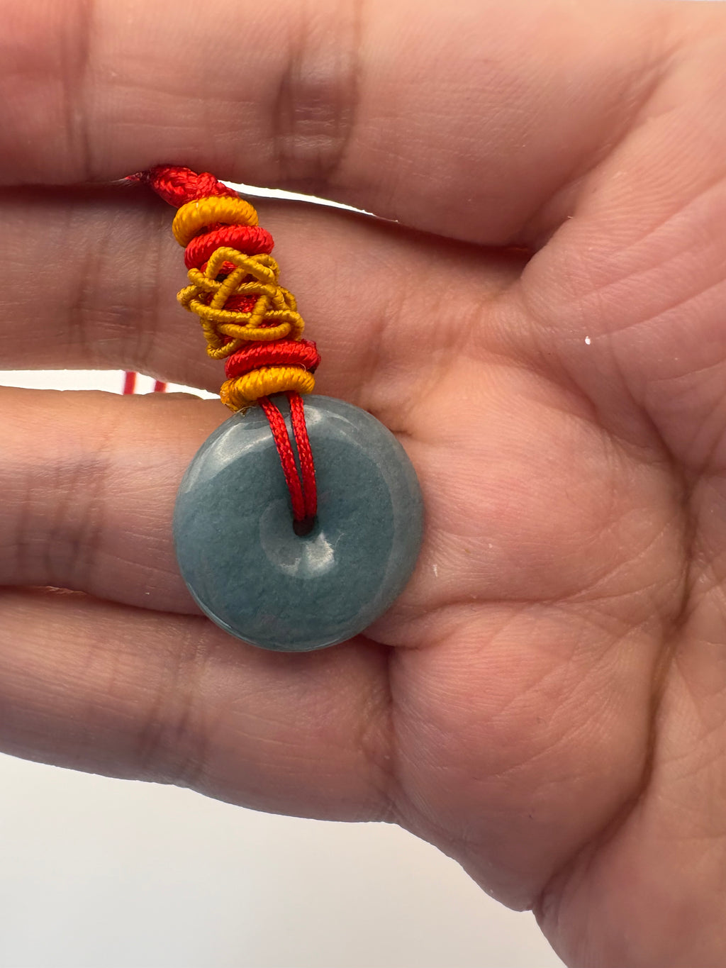 Jade donut necklaces