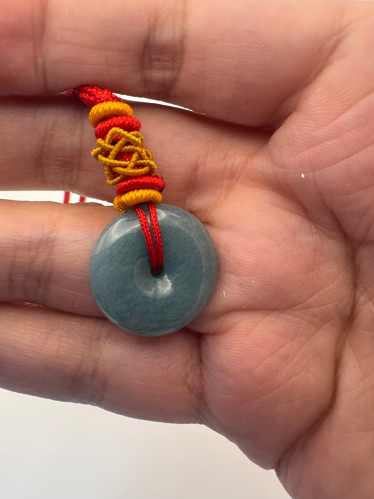 Jade donut necklaces