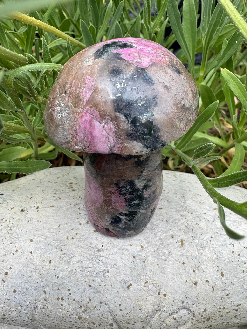 Mexican cobalto calcite mushrooms