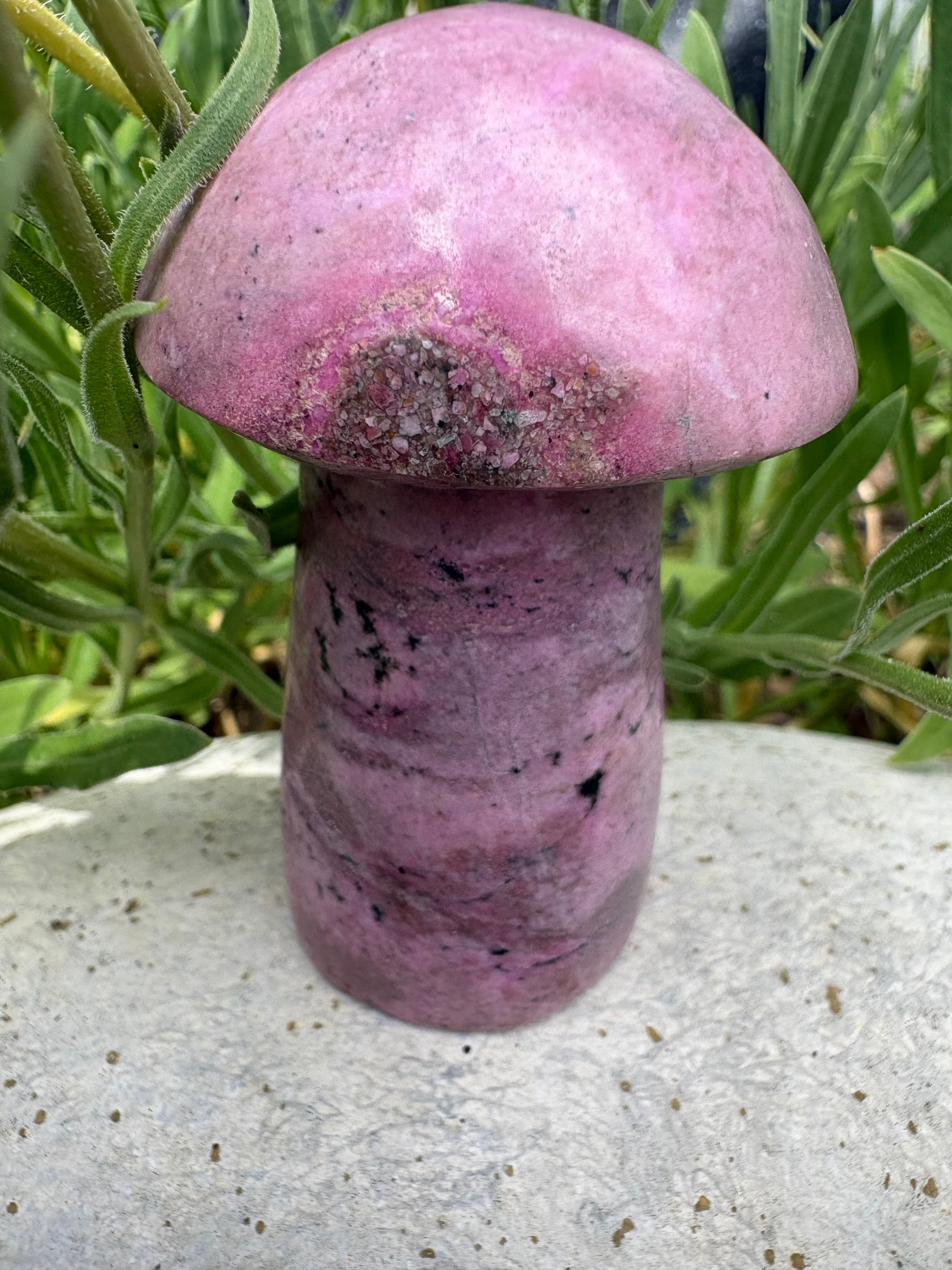 Mexican cobalto calcite mushrooms