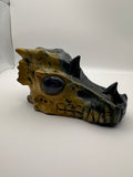 Large Crystal Serpentine Dragon Skull