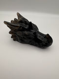 Medium Sized Smoky Quartz Dragon Skull