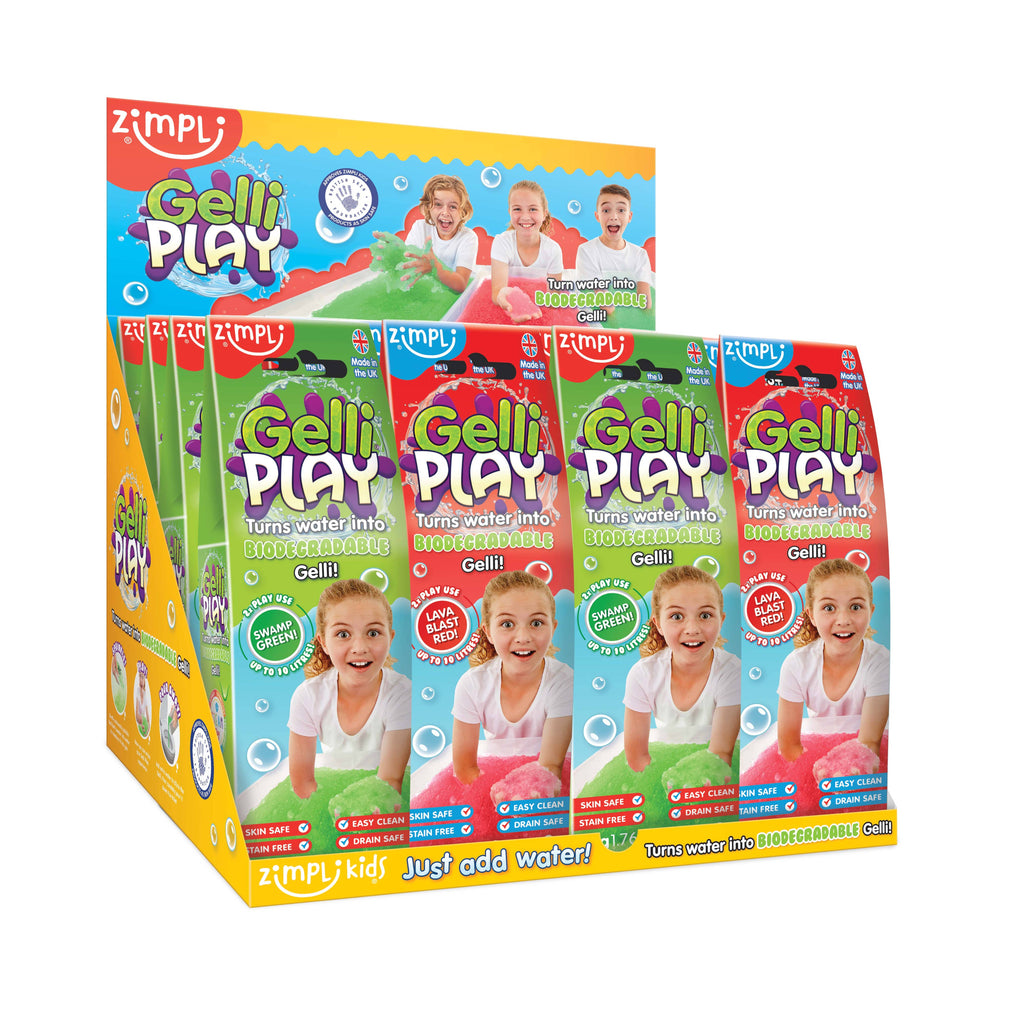 Zimpli Gelli Play Certified Biodegradable Sensory Play Toy