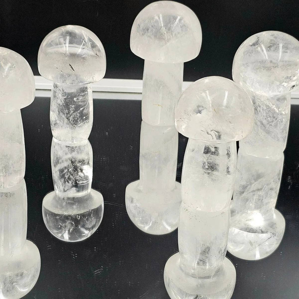 Large Clear Quartz Crystal Mushrooms 200-300g