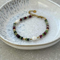 Tarnish Resistant Multi-colour Beaded Bracelet