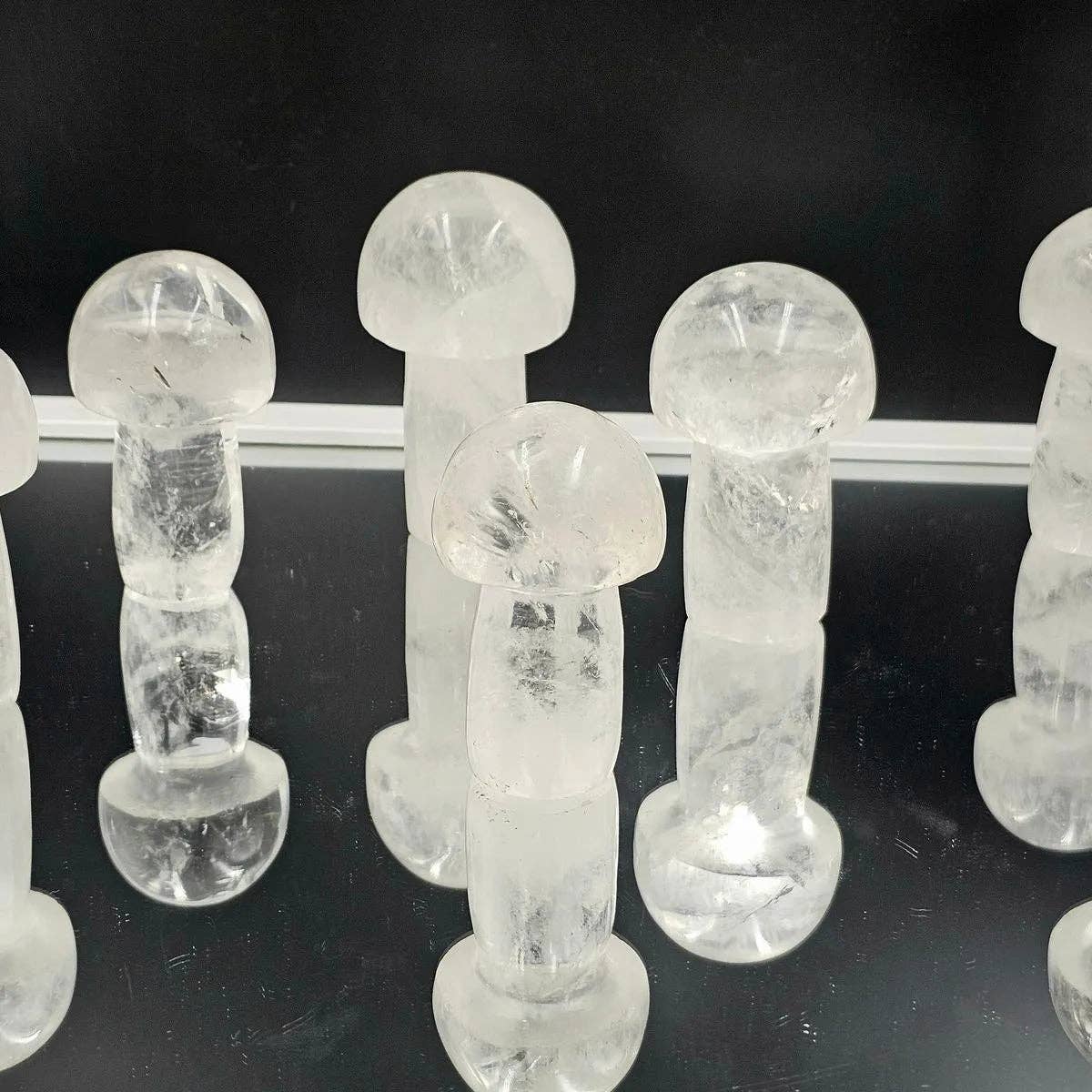 Large Clear Quartz Crystal Mushrooms 200-300g
