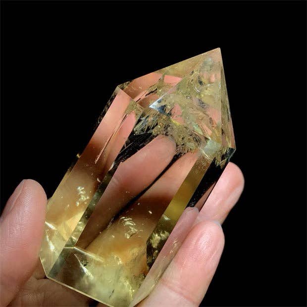 Rare AAAA Grade Natural Brazilian Citrine Tower | Manifestation & Wealth Stone