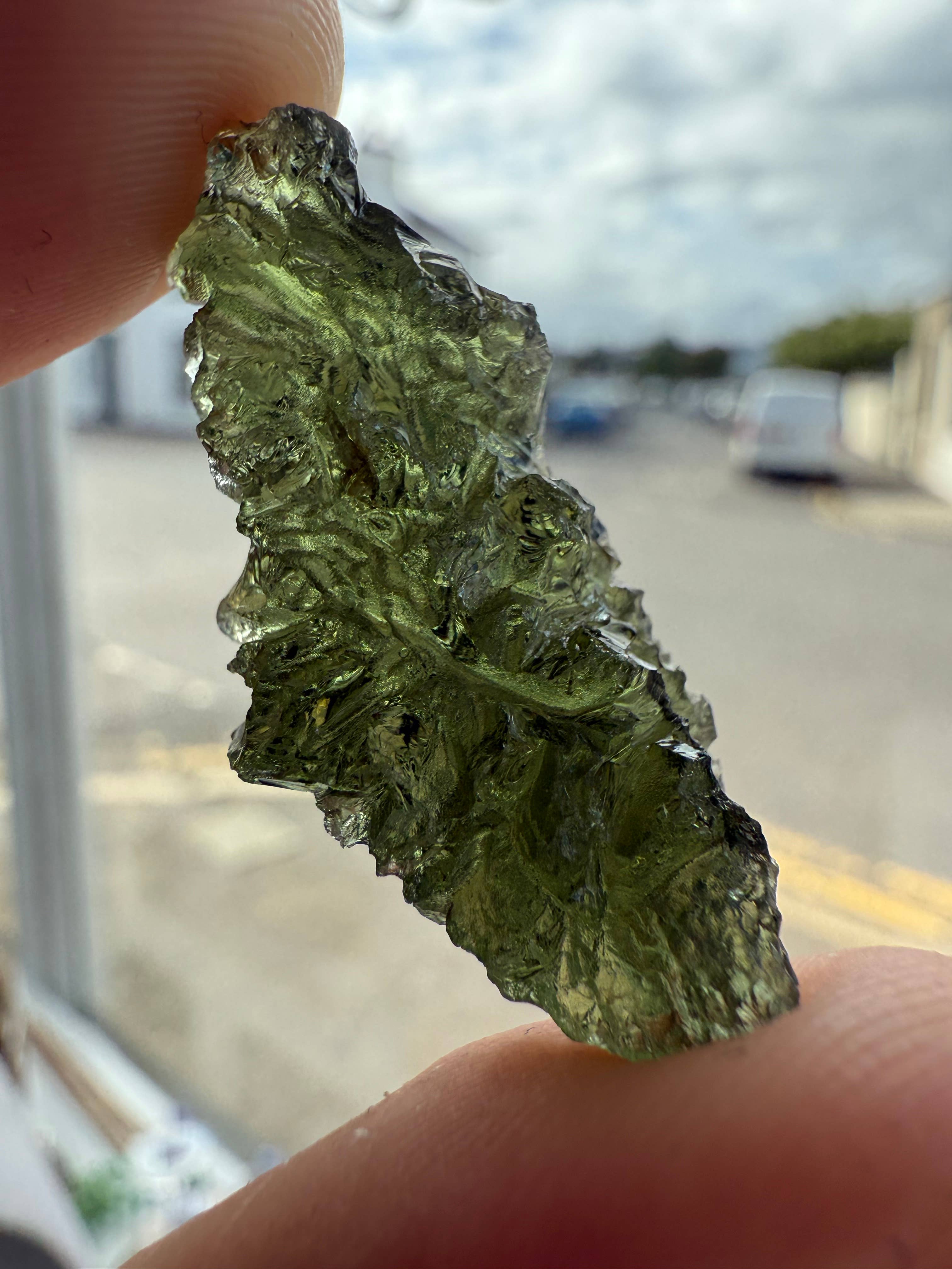 4.2g Moldavite from Chlum, Czech Republic – Extra Quality
