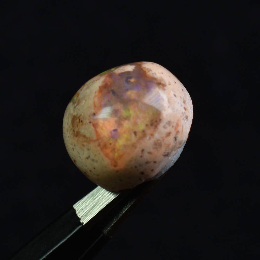 Mexican Cantera Galaxy Opal, Matrix Cabochon Stone 6.9ct #26