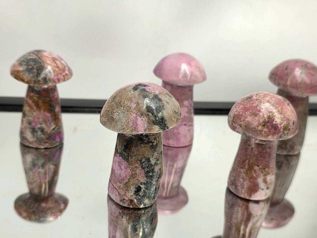 Large Pink Cobalt Calcite Crystal Mushroom