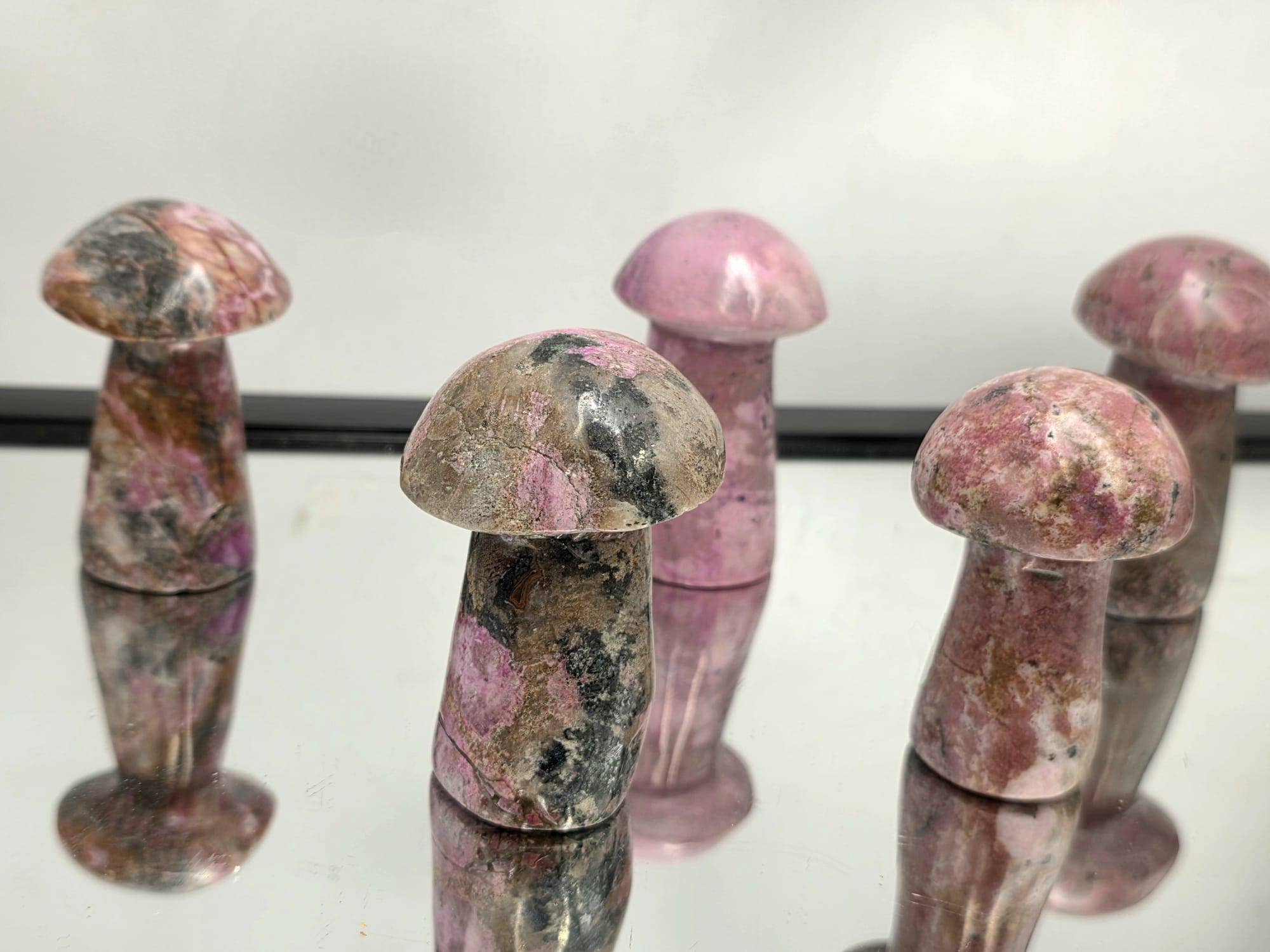 Large Pink Cobalt Calcite Crystal Mushroom
