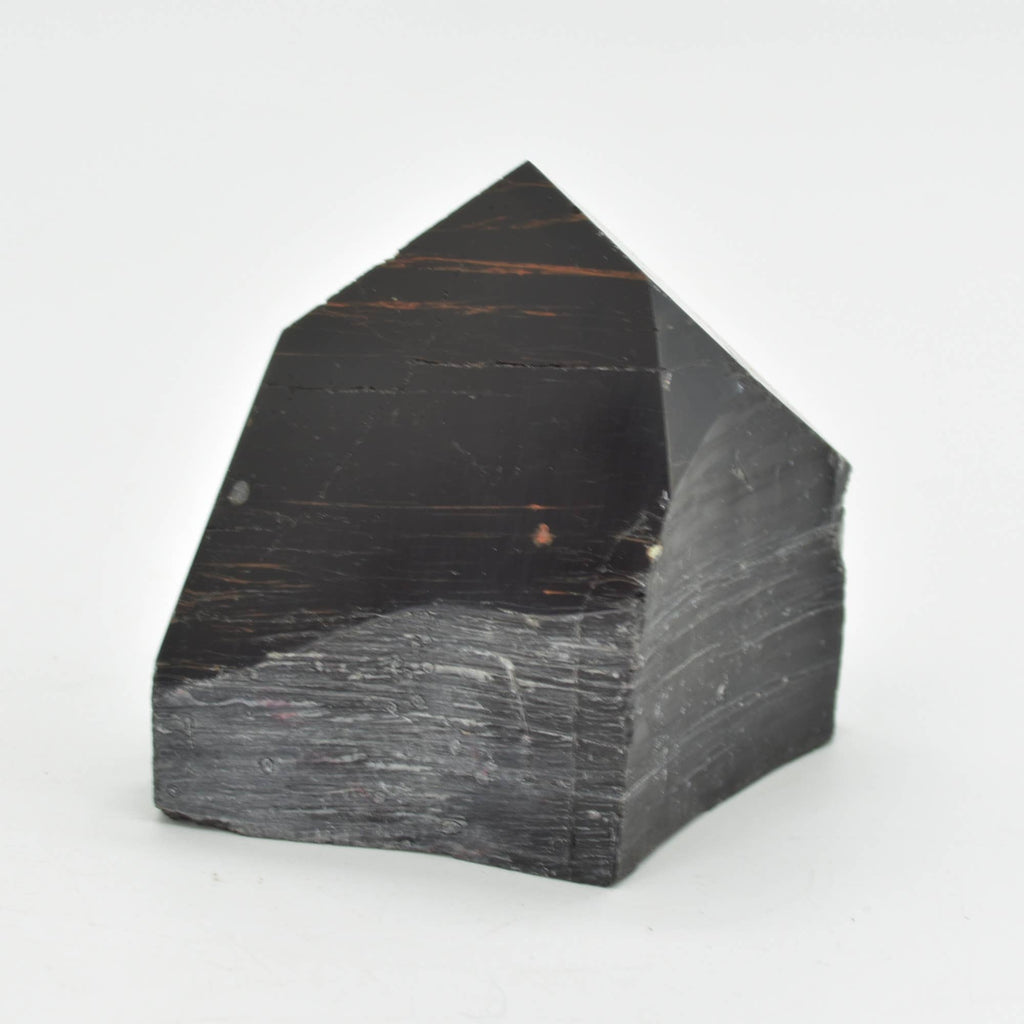 Polished Black Tourmaline Crystal Point - 322 g #23