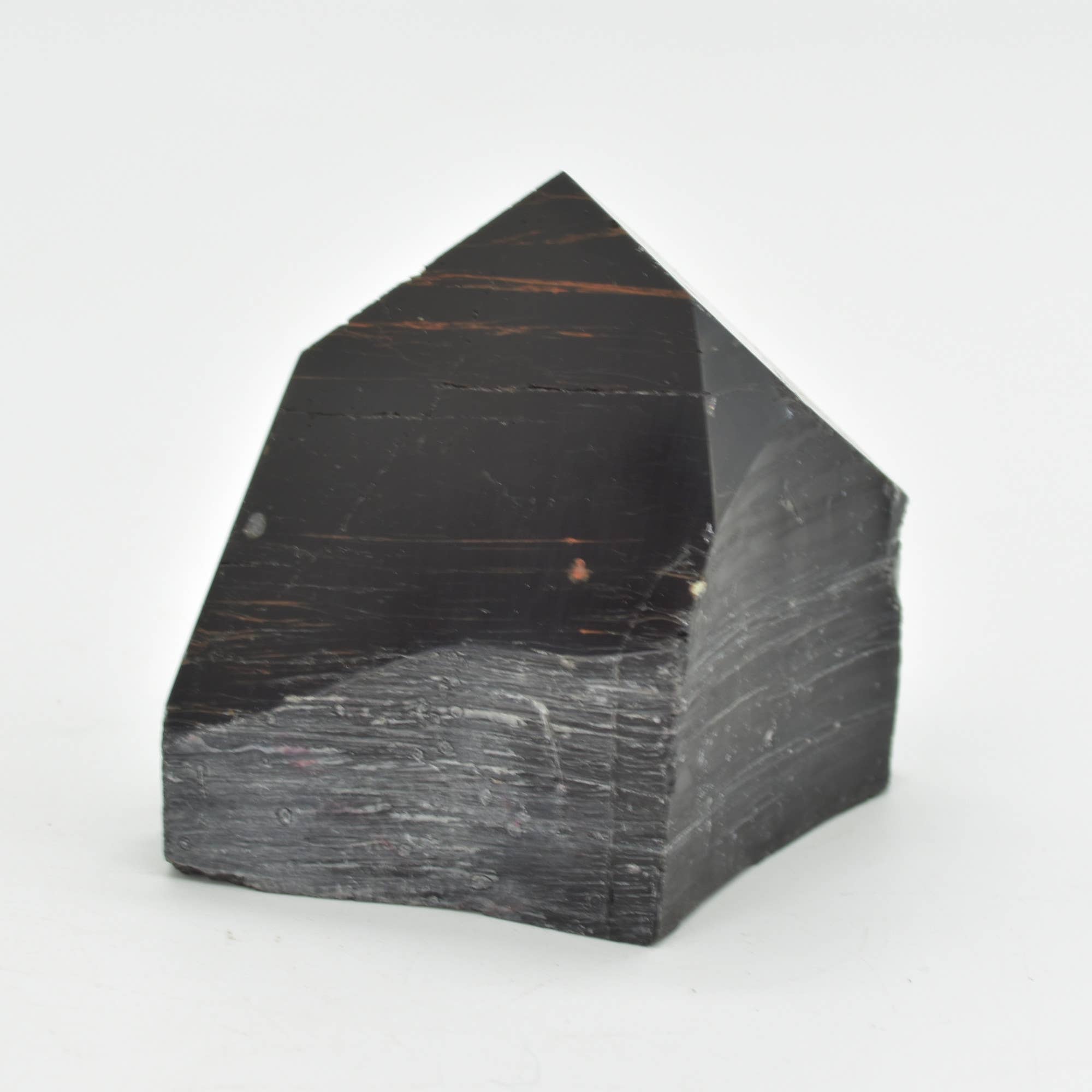 Polished Black Tourmaline Crystal Point - 322 g #23