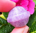 Purple planet gemstone 2cm lepidolite planet stone crystal
